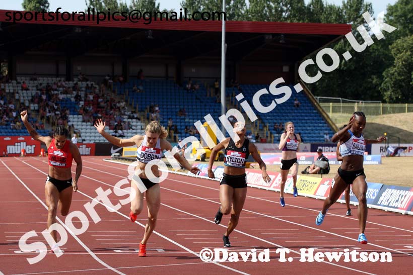 Womens 200 metres, Muller British Championships, Alexander Stadium, Birmingham. Photo: David T. Hewitson/Sports for All Pics